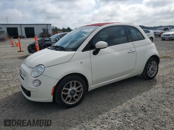 2013 FIAT 500 Pop with VIN 3C3CFFDR0DT514872, listed as a Copart auction lot 59517625 with 137,710 mi miles and Salvage title. Bid and sale history available at DreamBid. Image 1.