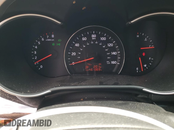 2014 Kia Sorento LX with VIN 5XYKTDA61EG464118, listed as a Copart auction lot 54347215 with 161,369 mi miles and Salvage Title. Bid and sale history available at carsss.com. Image 9.