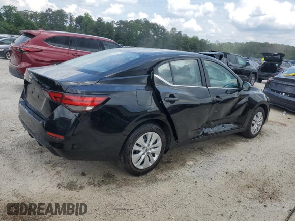 2025 Nissan Sentra S with VIN 3N1AB8BV8SY230046, listed as a Copart auction lot 54944085 with 14,616 mi miles and Clean Title. Bid and sale history available at DreamBid. Image 3.