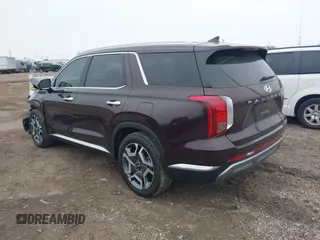 2023 Hyundai Palisade Limited z VIN KM8R54GE0PU514155, wystawiony jako IAAI lot #41413000 z przebiegiem 34 116 mil mil oraz . Historia ofert i sprzedaży dostępna na DreamBid. Obrazek 3.