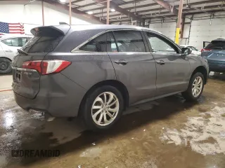 2017 Acura RDX with VIN 5J8TB3H3XHL006178, listed as a Copart auction lot 46074495 with 62,451 mi miles and Salvage Title. Bid and sale history available at carsss.com. Image 3.