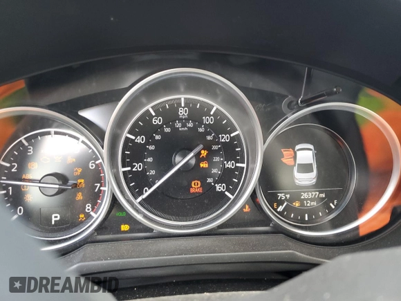 2021 Mazda 6 Grand Touring Reserve with VIN JM1GL1WY1M1616461, listed as a Copart auction lot 72760074 with 26,377 mi miles and Salvage Title. Bid and sale history available at DreamBid. Image 9.