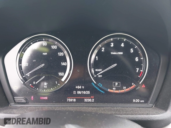 2018 BMW X1 xDrive28i with VIN WBXHT3C32J5L33213, listed as a IAAI auction lot 42513235 with 75,918 mi miles and . Bid and sale history available at DreamBid. Image 7.