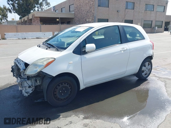 2008 Toyota Yaris with VIN JTDJT923885151383, listed as a IAAI auction lot 42057847 with 272,985 mi miles. Bid and sale history available at carsss.com. Image 2.