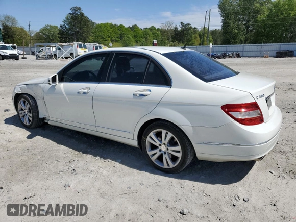 2011 Mercedes-Benz C 300 Sport with VIN WDDGF8BB2BR164820, listed as a Copart auction lot 53251255 with 142,314 mi miles and Salvage title. Bid and sale history available at DreamBid. Image 2.