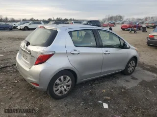 2012 Toyota Yaris L with VIN JTDKTUD37CD537828, listed as a Copart auction lot 86870354 with 161,893 mi miles and Salvage Title. Bid and sale history available at carsss.com. Image 3.