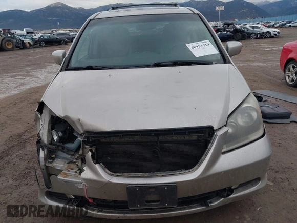 2005 Honda Odyssey EX-L with VIN 5FNRL38675B505695, listed as a IAAI auction lot 40931430 with 337,403 mi miles. Bid and sale history available at carsss.com. Image 13.