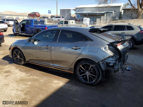 2021 Honda Civic Hatchback Sport with VIN SHHFK7H46MU424647, listed as a Copart auction lot 45061105 with 68,096 mi miles and Salvage Title. Bid and sale history available at carsss.com. Image 2.