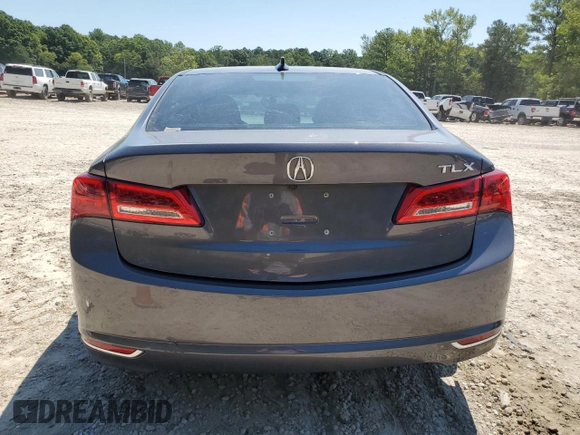 2020 Acura TLX w/Technology Pkg with VIN 19UUB1F58LA017648, listed as a Copart auction lot 63234143 with 0 mi miles. Bid and sale history available at carsss.com. Image 6.