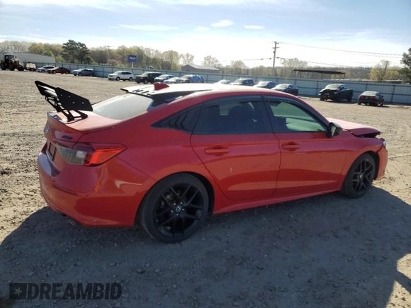 2022 Honda Civic Sedan Sport with VIN 2HGFE2F56NH598822, listed as a Copart auction lot 50298085 with 57,161 mi miles and Salvage Title. Bid and sale history available at carsss.com. Image 3.