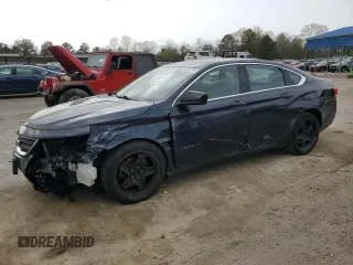 2016 Chevrolet Impala LS with VIN 2G11Z5SA5G9168528, listed as a Copart auction lot 49726715 with 143,621 mi miles and Salvage title. Bid and sale history available at DreamBid. Image 1.