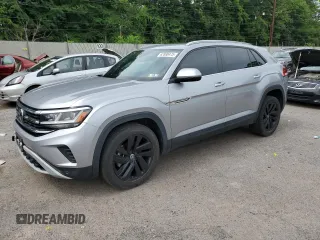 2022 Volkswagen Atlas SE z VIN 1V2KE2CA0NC203968, wystawiony jako Copart lot #62888475 z przebiegiem 38 671 mil mil oraz Szkoda całkowita • Salvage title. Historia ofert i sprzedaży dostępna na DreamBid. Obrazek 1.