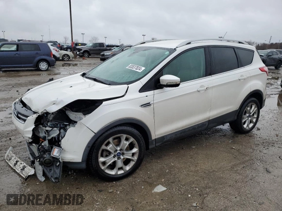 2015 Ford Escape Titanium with VIN 1FMCU0J94FUB45974, listed as a Copart auction lot 46824245 with 0 mi miles and Non Repairable. Bid and sale history available at carsss.com. Image 1.