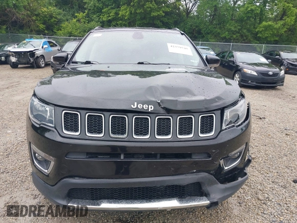 2020 Jeep Compass Limited with VIN 3C4NJDCB1LT233447, listed as a IAAI auction lot 42379745 with 48,314 mi miles and . Bid and sale history available at DreamBid. Image 12.