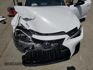 2024 Lexus IS 350 F Sport with VIN JTHGZ1B24R5075808, listed as a Copart auction lot 56890975 with 8,781 mi miles and Salvage title. Bid and sale history available at DreamBid. Image 11.
