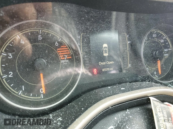 2018 Jeep Cherokee Latitude Tech Connect with VIN 1C4PJMCB4JD609019, listed as a Copart auction lot 49325535 with 87,270 mi miles and Salvage Title. Bid and sale history available at carsss.com. Image 9.