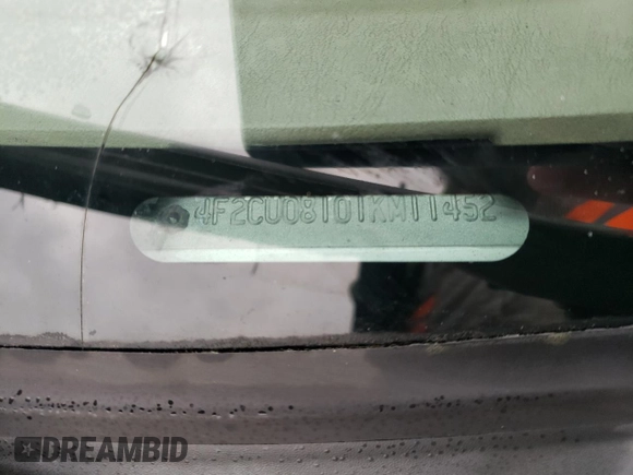 2001 Mazda Tribute LX with VIN 4F2CU08101KM11452, listed as a Copart auction lot 76796064 with 175,584 mi miles and Salvage Title. Bid and sale history available at DreamBid. Image 13.