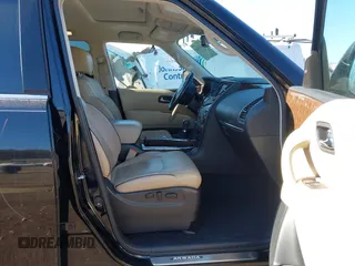 2019 Nissan Armada Platinum with VIN JN8AY2NF9K9351191, listed as a IAAI auction lot 41440180 with 62,721 mi miles and . Bid and sale history available at DreamBid. Image 5.