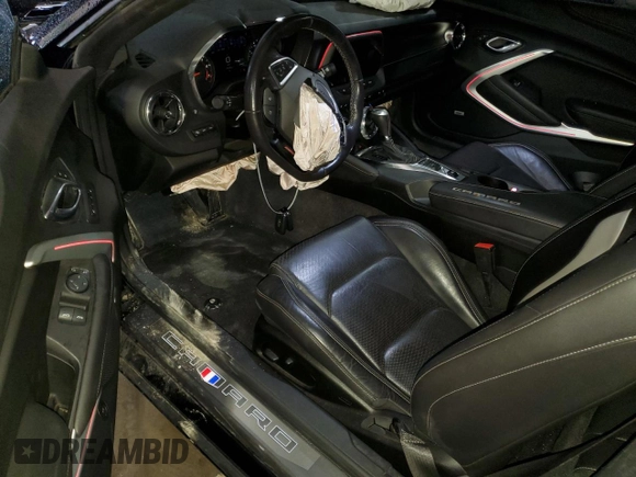 2019 Chevrolet Camaro 2SS z VIN 1G1FH1R76K0129350, wystawiony jako Copart lot #85676594 z przebiegiem 74 216 mil mil oraz Szkoda całkowita • Salvage title. Historia ofert i sprzedaży dostępna na DreamBid. Obrazek 8.