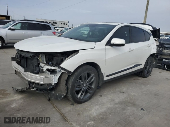2022 Acura RDX w/A-Spec Package with VIN 5J8TC1H66NL003186, listed as a Copart auction lot 89118135 with 36,717 mi miles and Salvage Title. Bid and sale history available at carsss.com. Image 1.
