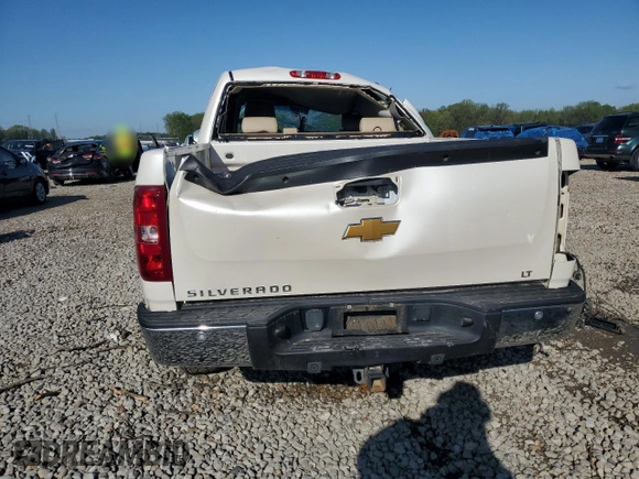 2012 Chevrolet Silverado 1500 LT with VIN 3GCPKSE79CG270645, listed as a Copart auction lot 51969525 with Not Provided miles and Salvage Title. Bid and sale history available at DreamBid. Image 6.