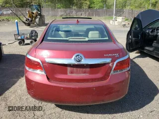 2010 Buick LaCrosse CXL with VIN 1G4GC5EGXAF309140, listed as a Copart auction lot 53639345 with 0 mi miles and Salvage Title. Bid and sale history available at carsss.com. Image 6.