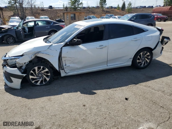 2018 Honda Civic Sedan EX with VIN 2HGFC2F74JH531637, listed as a Copart auction lot 48663885 with 175,855 mi miles and Salvage Title. Bid and sale history available at carsss.com. Image 1.