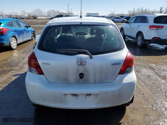 2009 Toyota Yaris with VIN JTDKT923395254782, listed as a Copart auction lot 49500505 with 164,957 mi miles and Salvage Title. Bid and sale history available at carsss.com. Image 6.
