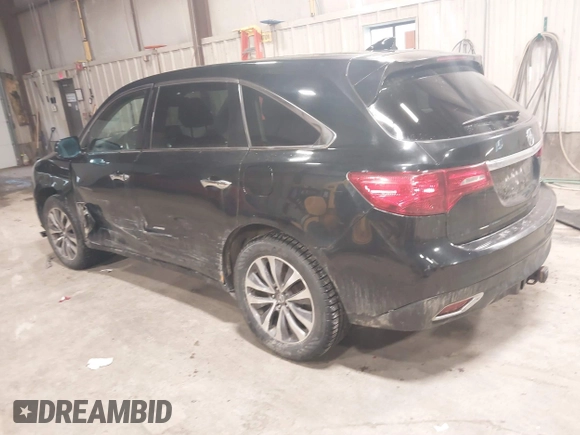 2014 Acura MDX Tech Pkg with VIN 5FRYD4H45EB001190, listed as a IAAI auction lot 41737453 with 220,495 mi miles. Bid and sale history available at carsss.com. Image 3.