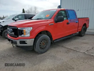 2018 Ford F-150 XL with VIN 1FTFW1E59JFC83659, listed as a Copart auction lot 50799175 with 193,514 mi miles and Salvage Title. Bid and sale history available at carsss.com. Image 1.