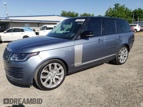 2018 Land Rover Range Rover HSE с VIN SALGS2SV6JA394475, выставлен на аукционе Copart как лот 56339855 с пробегом 75 224 миль миль и На запчасти • Non repairable. История ставок и продаж доступна на DreamBid. Изображение 1.
