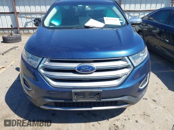 2017 Ford Edge SEL with VIN 2FMPK3J96HBC43860, listed as a IAAI auction lot 41775444 with 95,266 mi miles. Bid and sale history available at carsss.com. Image 12.