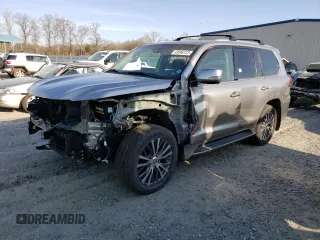 2019 Lexus LX with VIN JTJHY7AX6K4295534, listed as a Copart auction lot 43646123 with 38,819 mi miles. Bid and sale history available at carsss.com. Image 1.