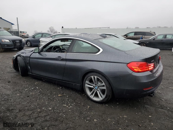 2017 BMW 4 Series 430i xDrive with VIN WBA4R9C55HK878457, listed as a Copart auction lot 43366465 with 43,906 mi miles and Salvage Title. Bid and sale history available at carsss.com. Image 2.