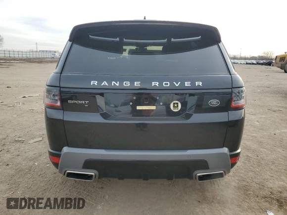 2021 Land Rover Range Rover Sport SE with VIN SALWG2SU5MA775338, listed as a Copart auction lot 80596544 with 48,323 mi miles and Salvage Title. Bid and sale history available at carsss.com. Image 6.