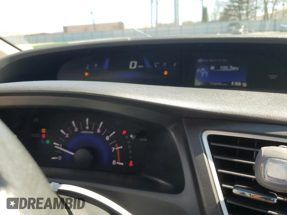 2014 Honda Civic Sedan LX with VIN 19XFB2F59EE232100, listed as a Copart auction lot 49853685 with 116,646 mi miles and Salvage Title. Bid and sale history available at carsss.com. Image 9.