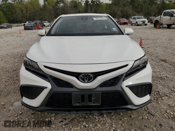 2023 Toyota Camry SE with VIN 4T1G11AK6PU122975, listed as a Copart auction lot 49712535 with 81,670 mi miles and Salvage Title. Bid and sale history available at DreamBid. Image 5.