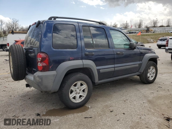 2006 Jeep Liberty Sport with VIN 1J4GL48K66W102244, listed as a Copart auction lot 49631455 with 159,999 mi miles and Salvage Title. Bid and sale history available at carsss.com. Image 3.