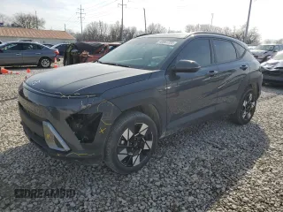 2024 Hyundai Kona SEL with VIN KM8HCCAB7RU099672, listed as a Copart auction lot 48961755 with 16,270 mi miles and Salvage Title. Bid and sale history available at carsss.com. Image 1.