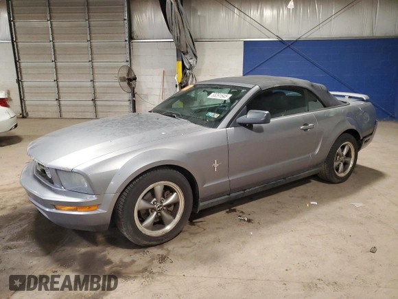 2006 Ford Mustang Standard with VIN 1ZVFT84N065164086, listed as a Copart auction lot 55291645 with 329,677 mi miles and Salvage Title. Bid and sale history available at carsss.com. Image 1.