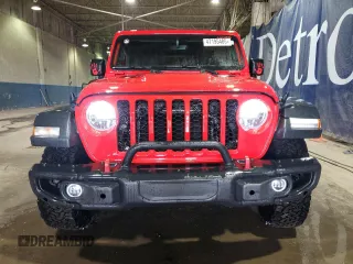2021 Jeep Wrangler Unlimited Rubicon with VIN 1C4HJXFG4MW534666, listed as a Copart auction lot 47195485 with 7,092 mi miles and Salvage Title. Bid and sale history available at carsss.com. Image 5.