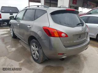 2009 Nissan Murano S with VIN JN8AZ18U99W010483, listed as a IAAI auction lot 42040254 with 154,189 mi miles. Bid and sale history available at carsss.com. Image 3.