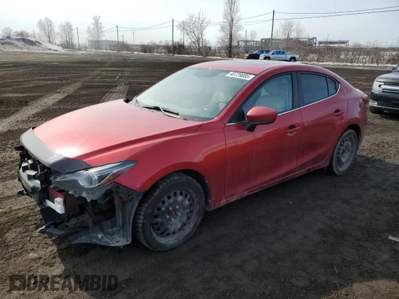 2015 Mazda 3 S Grand Touring with VIN JM1BM1W33F1260318, listed as a Copart auction lot 48729085 with 244,276 mi miles and Salvage title. Bid and sale history available at DreamBid. Image 1.
