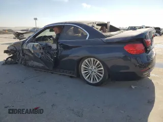 2015 BMW 4 Series 435i with VIN WBA3T3C57F5A40732, listed as a Copart auction lot 87608155 with Not Provided miles and Salvage Title. Bid and sale history available at carsss.com. Image 2.