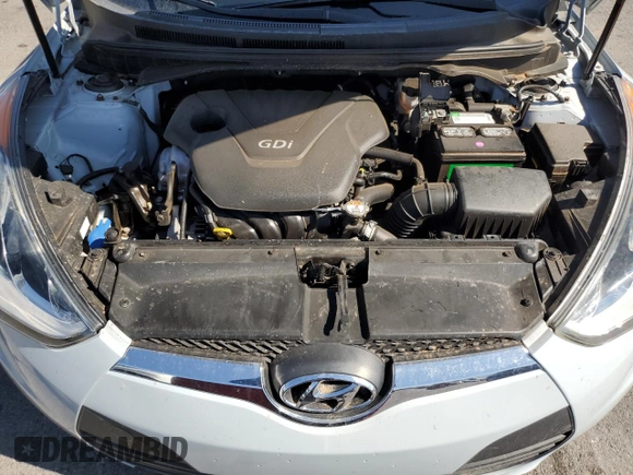 2015 Hyundai Veloster z VIN KMHTC6ADXFU222793, wystawiony jako Copart lot #57861415 z przebiegiem 98 318 mil mil oraz Szkoda całkowita • Salvage title. Historia ofert i sprzedaży dostępna na DreamBid. Obrazek 11.