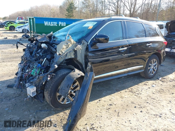2015 Infiniti QX60 with VIN 5N1AL0MN6FC544720, listed as a IAAI auction lot 41335980 with Not Provided miles. Bid and sale history available at carsss.com. Image 18.