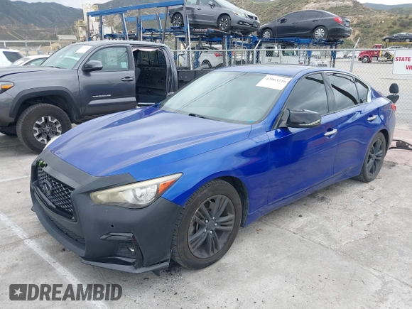 2014 Infiniti Q50 with VIN JN1BV7AP6EM689012, listed as a IAAI auction lot 42063216 with 114,785 mi miles and . Bid and sale history available at DreamBid. Image 17.