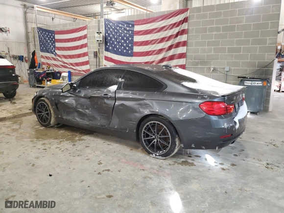 2014 BMW 4 Series 435i xDrive with VIN WBA3R5C56EK186725, listed as a Copart auction lot 87441154 with 94,635 mi miles and Salvage Title. Bid and sale history available at carsss.com. Image 2.