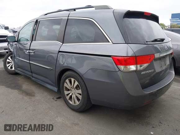 2017 Honda Odyssey EX-L with VIN 5FNRL5H66HB010100, listed as a IAAI auction lot 42088394 with Not Provided miles and . Bid and sale history available at DreamBid. Image 3.