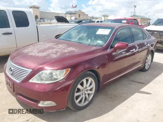 2008 Lexus LS 460 z VIN JTHBL46F485058127, wystawiony jako IAAI lot #42589668 z przebiegiem 206 354 mil mil oraz . Historia ofert i sprzedaży dostępna na DreamBid. Obrazek 2.